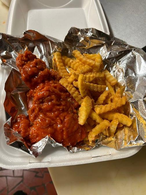 Old School Hot Wings