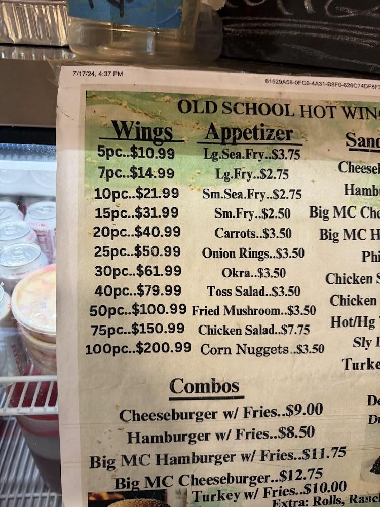 Old School Hot Wings Menu image 4